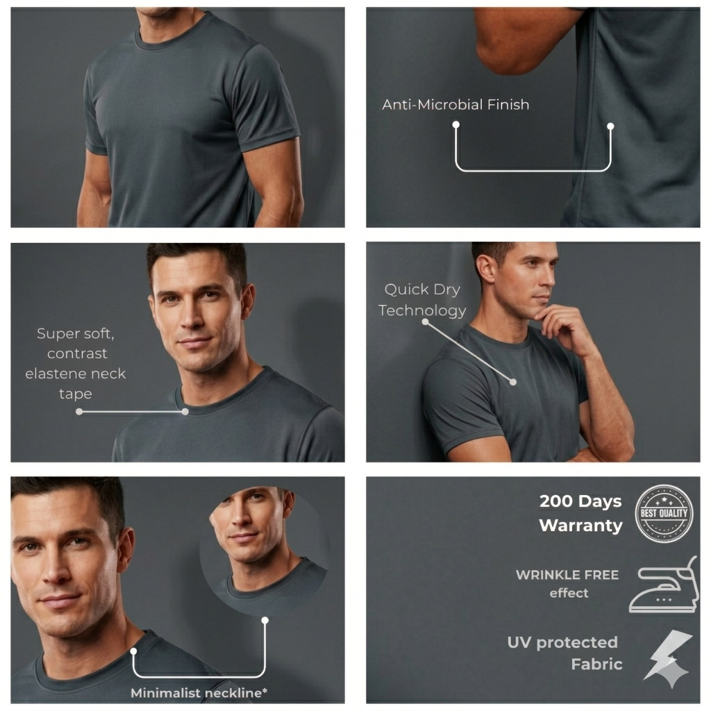 Dry Fit Performance Round Neck Series