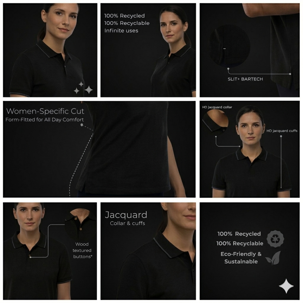 Women's Jacquard Polo Series